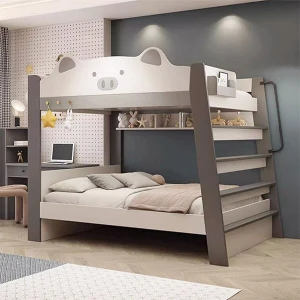 Giường gỗ 2 tầng trẻ em thiết kế đáng yêu GHS-9340