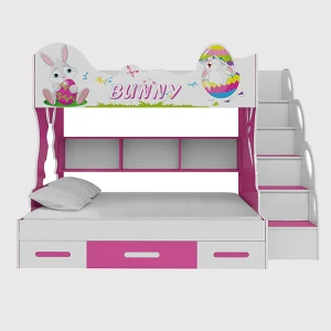 Giường hai tầng hình thỏ Bunny loại 1m2 GHB-220