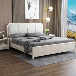 Giường ngủ Bắc Âu bằng gỗ sồi GHS-9265