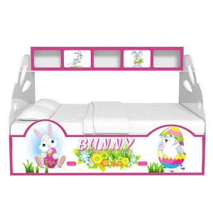Giường ngủ hai tầng lùn thỏ Bunny loại 1m2 GHB-226