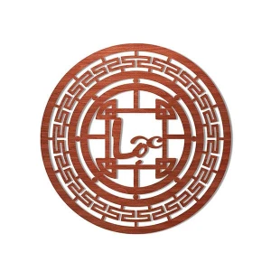 Họa tiết chữ Lộc CNC trang trí bàn thờ GHS-752