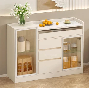 Kệ để xoong nồi bằng gỗ cánh kính GHS-52409