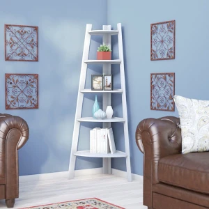 Kệ góc trang trí gỗ cao su GHC-101