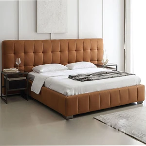 Mẫu giường ngủ bọc da hiện đại GHS-9361 (màu theo catalogue)