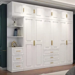 Mẫu kệ tủ quần áo gia đình kiểu dáng sang trọng GHS-52195