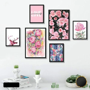 Set 6 tranh treo tường nghệ thuật GHX-6051