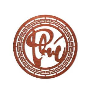 Tấm ốp lưng bàn thờ chữ phúc CNC GHS-718