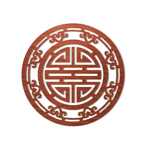 Tấm ốp tường chữ Phúc CNC bàn thờ GHS-703