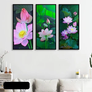 Tranh hoa nghệ thuật treo tường cao cấp GHX-6026