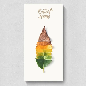 Tranh trang trí không sống gia đình hình lá cây GHS-6391