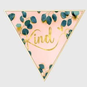 Tranh trang trí nghệ thuật hình tam giác GHS-6451