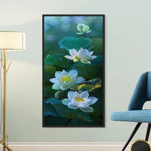 Tranh treo tường hoa sen nghệ thuật GHX-6056