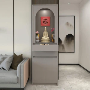 Tủ bàn thờ đứng gỗ công nghiệp GHS-52344