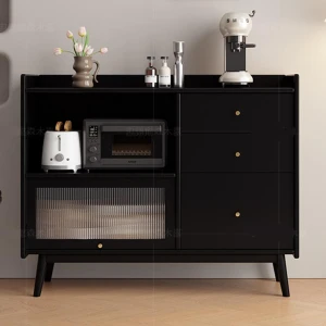 Tủ đựng bát đũa MDF khung gỗ tự nhiên GHS-52411