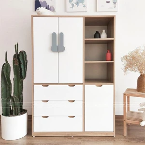 Tủ đựng nhiều ngăn cho bé chất liệu gỗ GHS-52254