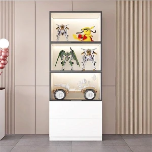 Tủ kệ trưng bày mô hình ô tô, mô hình đồ chơi GHS-52492