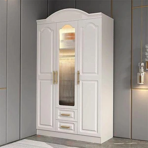 Tủ quần áo gỗ có kính đẹp hiện đại GHS-52141