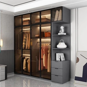 Tủ quần áo hiện đại thiết kế tối giản GHS-51904