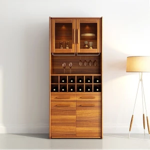 Tủ rượu gỗ sồi tự nhiên đa năng tiện nghi GHS-5767