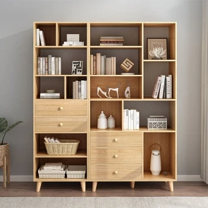 Tủ sách gỗ công nghiệp thiết kế tiện dụng GHS-2293