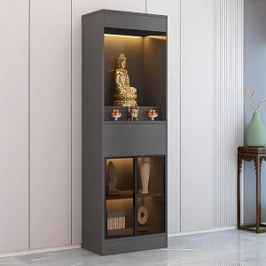 Tủ thờ gỗ công nghiệp đẹp hiện đại GHS-52338