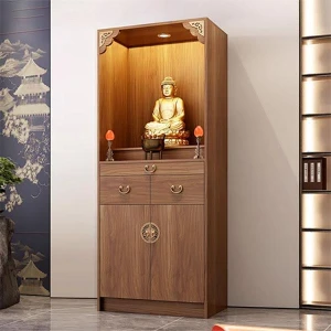 Tủ thờ gỗ MDF đẹp hiện đại GHS-52334