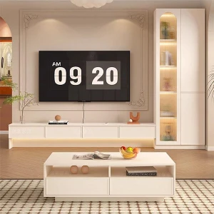 Tủ tivi gỗ phòng khách chữ L hiện đại GHS-52121