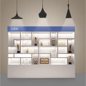 Tủ trưng bày văn phòng, tủ gỗ đa năng đẹp GHS-51636