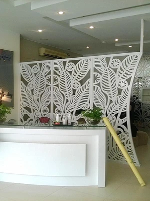 Vách gỗ hoa văn trang trí đẹp GHO-520