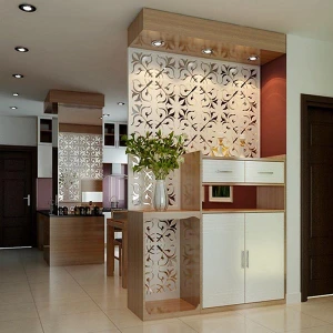 Vách ngăn gỗ bếp hiện đại GHO-530