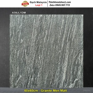Gạch 60x60 Malaysia A59JL1DM Sọc Ghi Xanh