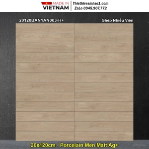 Gạch Giả Gỗ 20x120 Đồng Tâm 20120BANYAN003-H