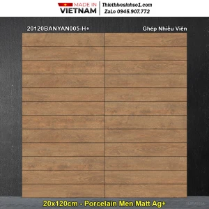 Gạch Giả Gỗ 20x120 Đồng Tâm 20120BANYAN005-H