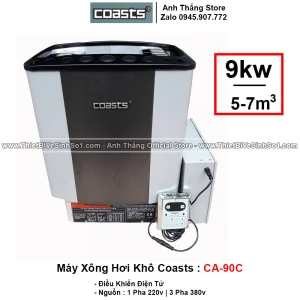 Máy Xông Hơi Khô COASTS 9KW CA-90C