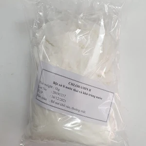 Bột khử trùng,sát khuẩn CloraminB 25% 1 kg .