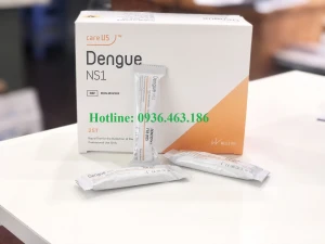 Kit chuẩn đoán nhanh bệnh sốt xuất huyết Dengue NS1 Hãng Wellbio- Hàn Quốc