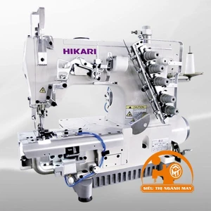 Máy viền ống điện tử xén trái, nhấc chân vịt tự động có đèn soi