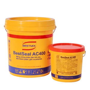 Bestseal AC400 Màng chống thấm đàn hồi cao gốc Co-Polymer biến tính, 1 thành phần 5kg
