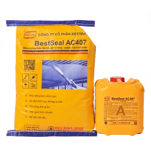 Bestseal AC407 Màng chống thấm đàn hồi gốc xi măng Polymer 2 thành phần bộ 20kg