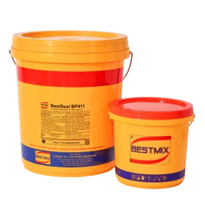 Bestseal BP411 Chống thấm bitument- Acrylic siêu đàn hồi gốc nước 1 thành phần 20kg