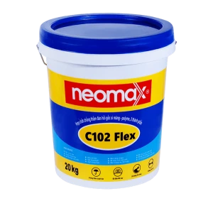 Neomax C012 Flex - Hợp chất chống thấm đàn hồi gốc xi măng - Polyme, 2 thành phần 20kg