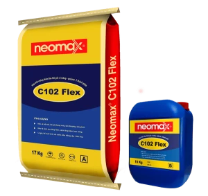Neomax C012 Flex - Hợp chất chống thấm đàn hồi gốc xi măng - Polyme, 2 thành phần 27kg