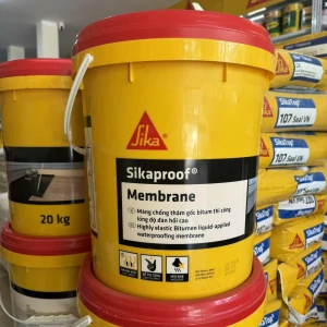 Sika proof Membrane 20kg Màng chống thấm đàn hồi dạng lỏng gốc bitum