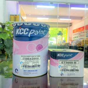Sơn Epoxy KCC ET5660 - green- Màu xanh hệ lăn 16L