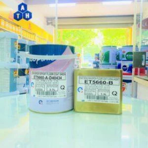 Sơn Epoxy KCC ET5660 green- Màu xanh hệ lăn 4L