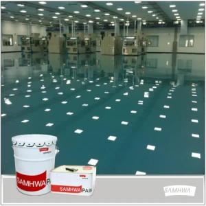 Sơn Epoxy Samhwa Epocoat 5100(SVH)- Màu xanh hệ tự san 24kg