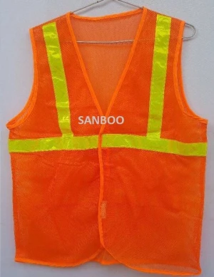 Áo phản quang lưới màu đỏ