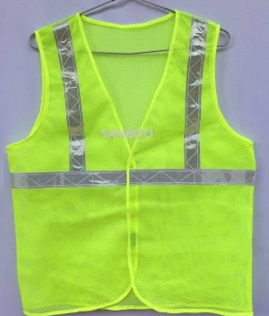 Áo phản quang lưới Màu vàng chanh