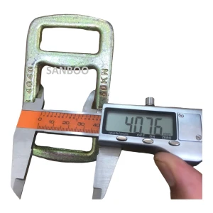 Bọ thép đúc khóa dây đai chằng hàng 4mm - tải 5 tấn