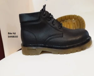 Giày bảo hộ lao động Xuân Lan cao cổ đế chịu dầu